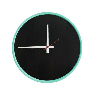 Imagem de Relógio Round Verde Mostrrador Tabaco Ponteiro Branco 50 cm