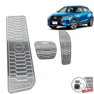 Imagem de Descanso + Pedaleira Automático Nissan Kicks 2022 / Prata