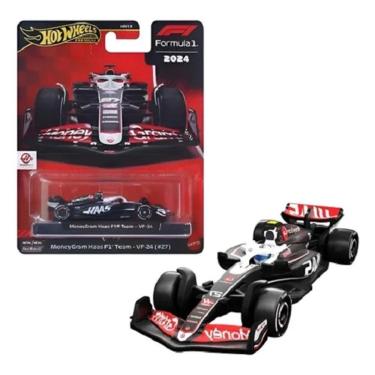 Imagem de  Hot Wheels Premium Carrinho 1:64 Metal Formula 1 MoneyGram Haas F1 VF-24 #27 - Mattel