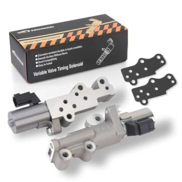 Imagem de Kinwrdsn Kit de solenoide VVT de temporização de válvula variável do motor compatível com Nissan 2002-2006 Altima, 2005-2017 Frontier Xterra Quest Maxima Murano para Infiniti I35 G35 FX35 M35