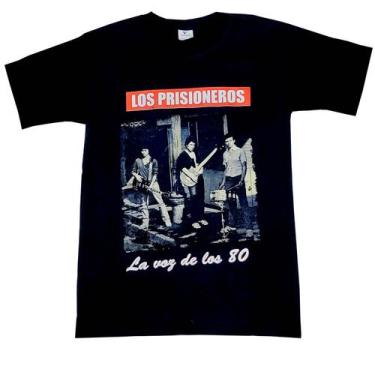 Imagem de Camiseta The Prisoners A voz dos anos 80 com estampa dupla - Lightbek 