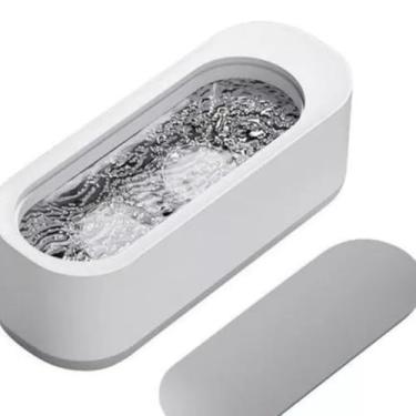 Imagem de Mini Limpador Ultrassônico Portátil para Joias – Limpeza Profunda 360° com Alta Frequência, Ideal para Óculos, Relógios e Anéis, Silencioso e Eficiente (cinza)