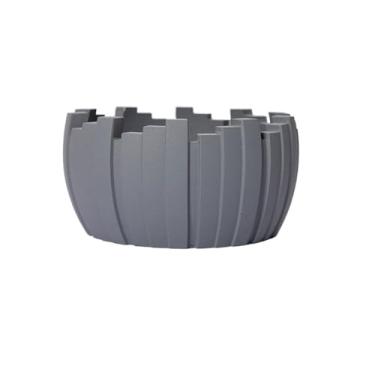 Imagem de Cinzeiro de cimento, cinzeiro decorativo para uso interno ou externo, cinzeiro de mesa para quarto, restaurantes, escritório, varanda, terraços ao ar livre, cinzeiro de jardim (Grigio)