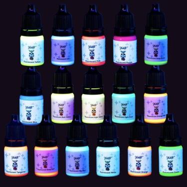 Imagem de Conjunto de tinta de tatuagem Ybeauty 16 cores 5 ml/garrafa Halloween 