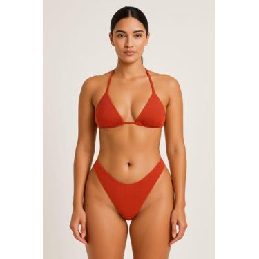 Imagem de Biquíni Cortininha Asa Delta Marquinha Verão P ao GG - TRIBO MODA, LAR