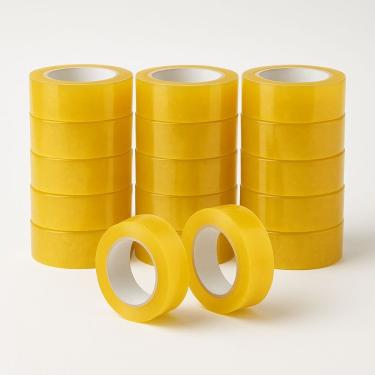 Imagem de Kit 17 Fitas Adesiva Larga Durex Transparente 250m Embalagem Fechamento Caixa Uso Geral Resistente