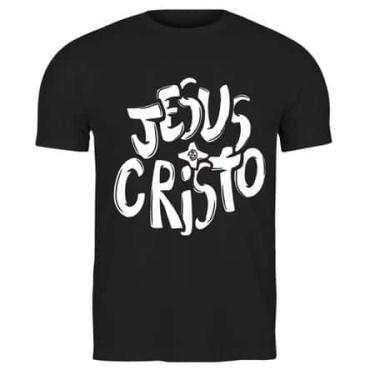 Imagem de Camiseta Unissex Estampa Leão De Judá Jesus Camisa Gospel Evangélica -