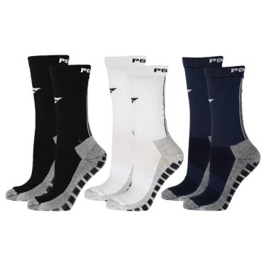 Imagem de Kit 3 Pares de Meias Penalty Grip Masculina