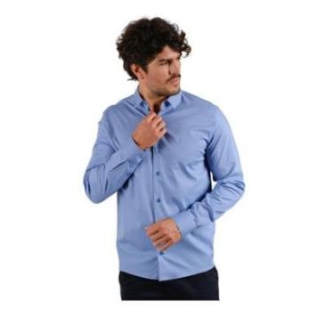 Imagem de Camisa Social Masc. ML Sibra Slim Fit Com Elastano ML3980S-Masculino