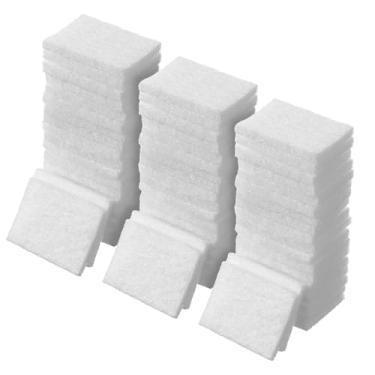 Imagem de 100 almofadas de perfume de filtro de ar, almofadas brancas de refil de óleo aromático de 3 x 2 cm, almofada de perfume de ar sem perfume para aromatizador de ar de carro, clipes de ventilação