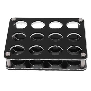 Imagem de GLOGLOW Tabela de Vinho Prateleira de Vinhos de, Champanhe Portador de Vidro de Champanhe Barra de Licor Prateleira de Licor de Acrílico Exibir Nan Nan (3x4 12 porta de copo de combinação de cabeça)