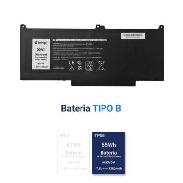 Imagem de Bateria para notebook compatível com Dell Latitude 13-7300  7200 mAh -
