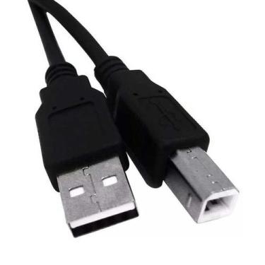 Imagem de Cabo USB para Impressora 5 Metros USB A/B Versão 2.0 - EXBOM