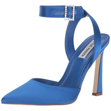 Imagem de Steve Madden Sarantos escarpim feminino, Cetim azul, 7.5