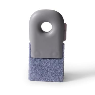 Imagem de Escova de limpeza de trilhos de janela de 3 cores – Ferramenta de limpeza de ranhuras portátil para peitoris de janela, teclado, utensílios de cozinha | Design compacto e ergonômico com cerdas densas