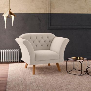 Imagem de Poltrona Decorativa Roseira Inca Areia