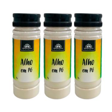Imagem de Kit 3X: Alho em Pó Tempero Kampo de Ervas 50g