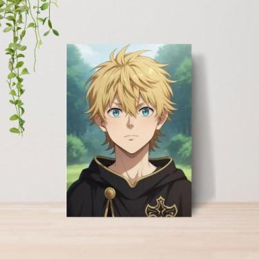 Imagem de Quadro Black Clover Anime A4  Placa MDF 05 - Lomi Art