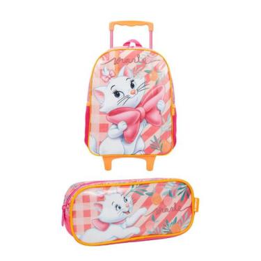 Imagem de Kit Mochila com Rodas 16 Estojo Marie X - Xeryus