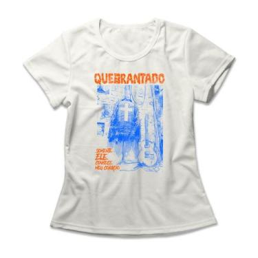 Imagem de Camiseta Feminina Quebrantado - Studio Geek, G, Off white