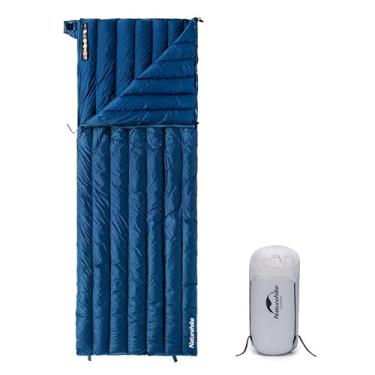 Imagem de Saco de dormir ultraleve Naturehike para adultos – Saco de dormir com 85% de plumas e enchimento de 650 graus Celsius, compacto, dispensável, emendável para casais, para caminhadas, acampamento, caça
