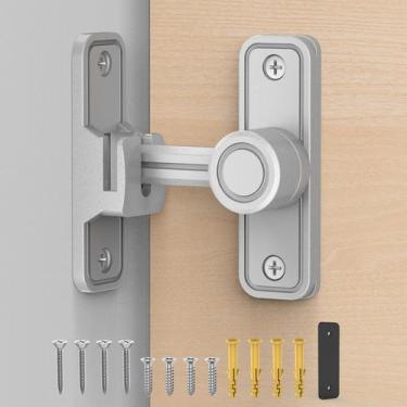 Imagem de Fechadura deslizante de celeiro com trava giratória de 90 graus - MeBa