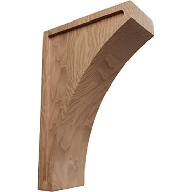 Imagem de Ekena Millwork Corbel de madeira CORW03X06X10LWGM, 7,6 cm L x 16,3 cm P x 25,4 cm A, mogno