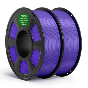 Imagem de DEEPLEE Filamento PETG PRO 1,75 mm roxo 2 kg, filamentos de impressora 3D PETG de 1,75 mm maior resistência e resistência ao clima, adequado para a maioria das impressoras 3D FDM