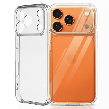 Imagem de Capa transparente para iPhone 17 Pro, compatível com (Mag) (seguro), proteção militar contra quedas de 2,8 m, antiamarelamento, leve macio TPU premium resistente a arranhões, proteção de câmera e