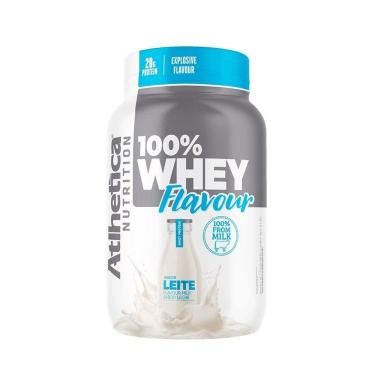 Imagem de 100% Whey Flavour 900g Sabor Leite