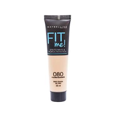 Imagem de Base Líquida Maybelline Fit Me Cor 080, Maybelline, Claro