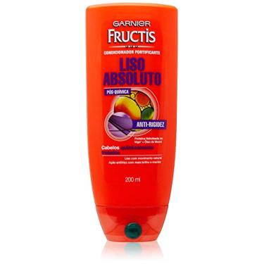 Imagem de Condicionador Fructis Liso Absoluto Pós Química, 200 ml, Garnier