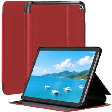 Imagem de Snowwicase Capa para tablet de 8 polegadas, versão 2024/2022/2020. Despertar/hibernar automaticamente, com suporte de visualização em vários ângulos. Incompatível com iPad Samsung Android Tablet de 8