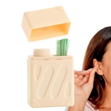 Imagem de Fio dental para limpeza de orifícios, ferramenta de limpeza de orifício de orelha, remoção de odor portátil para viagem, 60 fios, solução de limpeza para mulheres e homens