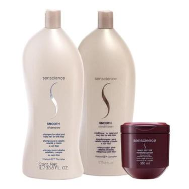 Imagem de Senscience Smooth Shampoo + Condicionador 1L + Inner Hidratação 500ml