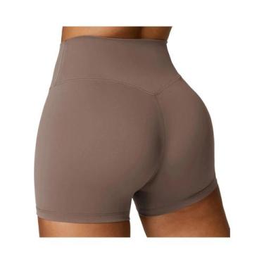 Imagem de Shorts De Yoga Femininos De Cintura Alta Secagem Rápida Respirável Lev