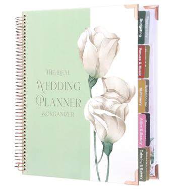 Imagem de Thboxes Agenda de casamento livro e organizador de 88 folhas, torna seu planejamento de casamento fácil para noivas e noivos, mulheres, homens, casais, pannners de casamento, bloco de notas, presente