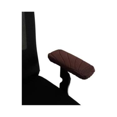 Imagem de Capas De Braço Para Cadeira De Escritório Em Cor Sólida, Protetor De B