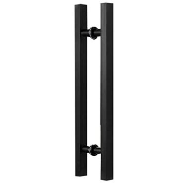 Imagem de FAFACAI Puxador de porta traseira com design (ouro # 1 comprimento 80 cm (preto # 1 comprimento 80 cm (preto # 1 comprimento 60 cm)) (preto # 1 comprimento 60 cm (23,6 pol))