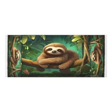 Imagem de Wassud Capas de lavadora e secadora de preguiça no ramo, protetor de lavadora com sacos de armazenamento, capa de geladeira à prova de poeira com bolsos para lavanderia doméstica, cozinha, 120 x 55 cm