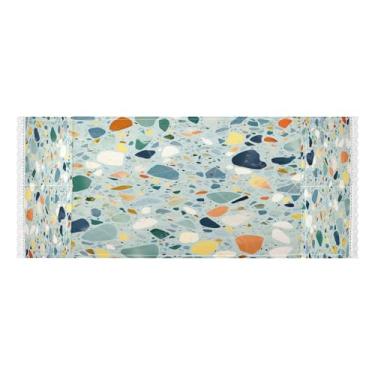 Imagem de Wassud Coberturas coloridas para lavadora e secadora de piso de terraço, protetor de lavadora com sacos de armazenamento, capa de geladeira à prova de poeira com bolsos para lavanderia doméstica