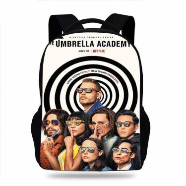 Imagem de Mochila Umbrellas Academys Cartoon Kids School Oxford