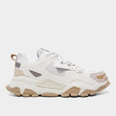 Imagem de Tênis Couro Qix Trek, Branco, Preto, 43