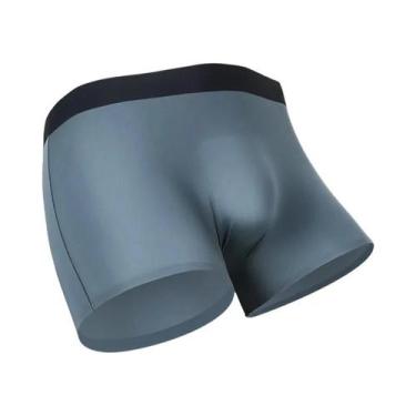 Imagem de Cuecas Boxer Ultra-Finas Sem Costura Para Homens, Pacote Com 3, Respir