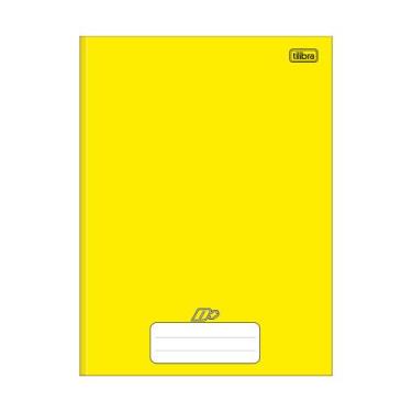 Imagem de Caderno Brochurão Tilibra Capa Dura Amarelo 96 Folhas, UNICA