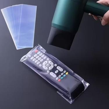 Imagem de Película de proteção retrátil transparente de PVC multiuso, adequada para controle remoto de ar condicionado de TV por vídeo, P, 30 peças