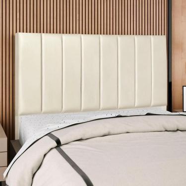 Imagem de Cabeceira Queen 160 Cm Com Frame Carla Corino Bege Artte Bege