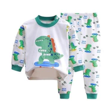 Imagem de Conjuntos De Pijamas De Unicórnio Para Crianças Unissex, Confortáveis 