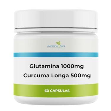 Imagem de Glutamina 1000mg + Curcuma Longa 500mg 95% Curcuminóides - 60 Doses
