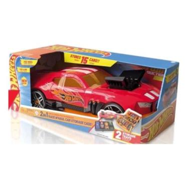 Imagem de Porta Carrinho Radical 2 em 1 Vermelho Hot Wheels Fun